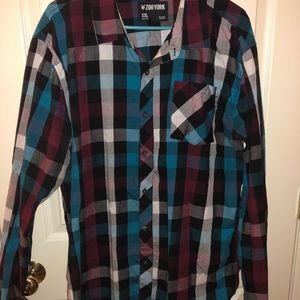 Zoo York plaid button up